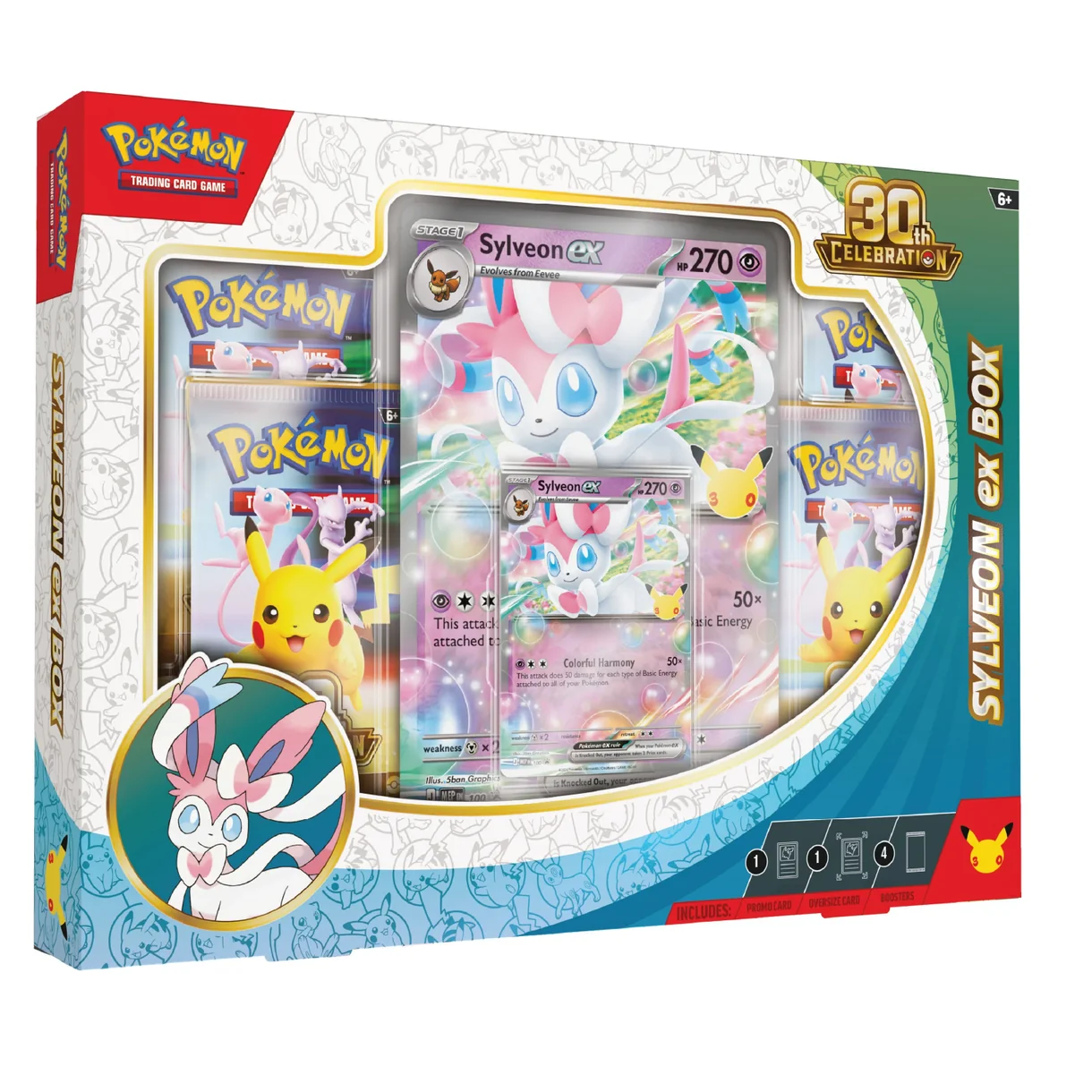 Buy 30th Celebration Sylveon ex Box – Pokémon 30th Celebration Sylveon ex Box