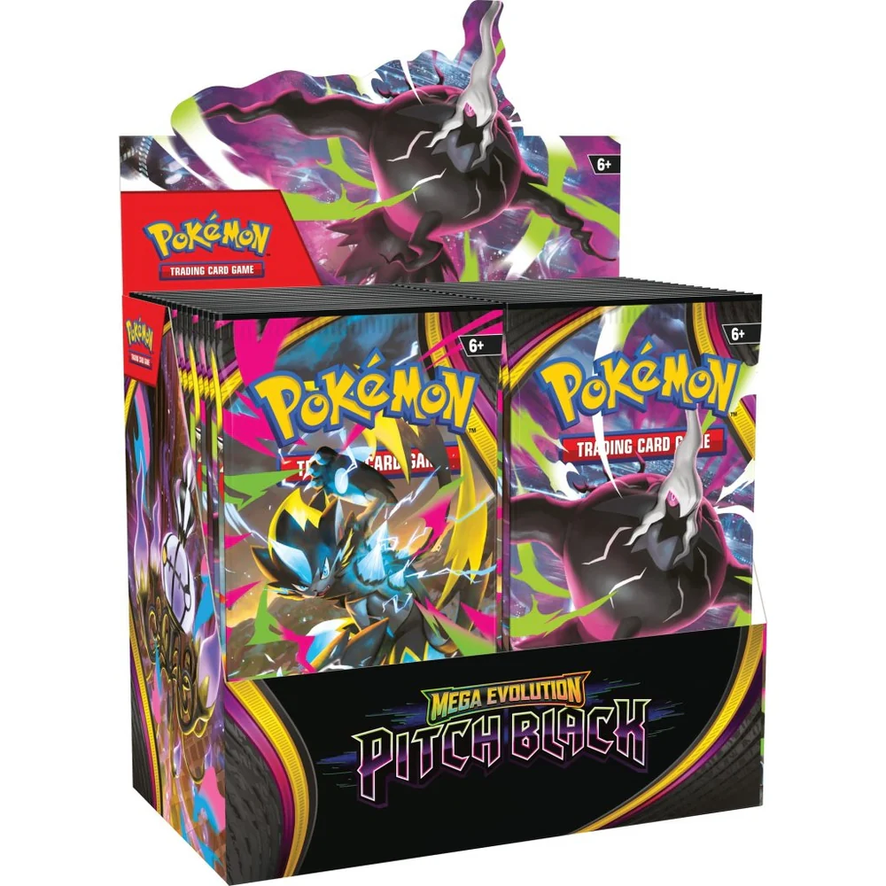 Buy Pitch Black Booster Box – English Mega Evolution Pitch Black 36-pack display