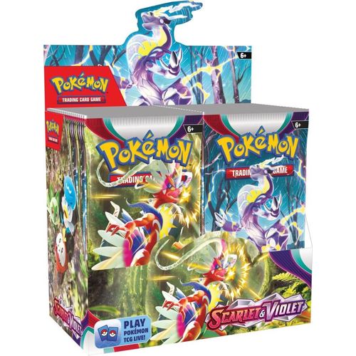 Buy Scarlet and Violet Case – Pokémon TCG Scarlet and Violet booster box case of 6 displays