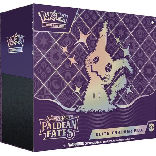 Buy Paldean Fates ETB – Pokémon TCG Scarlet and Violet Paldean Fates Elite Trainer Box with Shiny Mimikyu