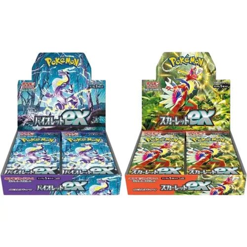 Buy Scarlet ex Violet ex Box Bundle – Japanese Scarlet ex and Violet ex booster boxes